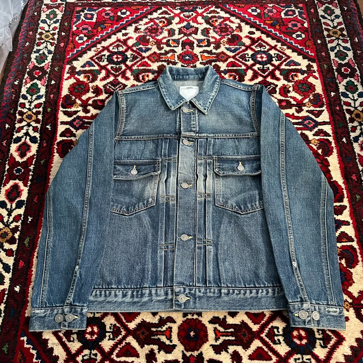 visvim 11aw 101 yellow mud denim jacket