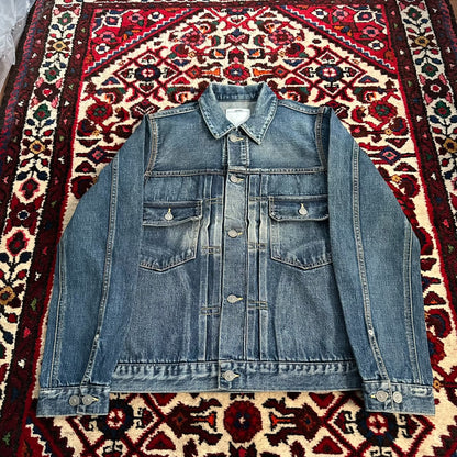 visvim 11aw 101 yellow mud denim jacket