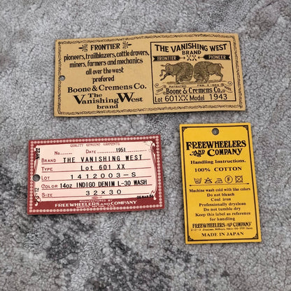 Freewheelers Blue Dyed Vintage Denim Pants