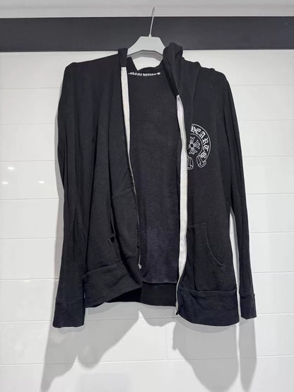 Chrome Hearts Matty Boy Silver Zip Hoodie