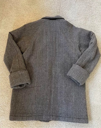 gray houndstooth coat by neighborhood