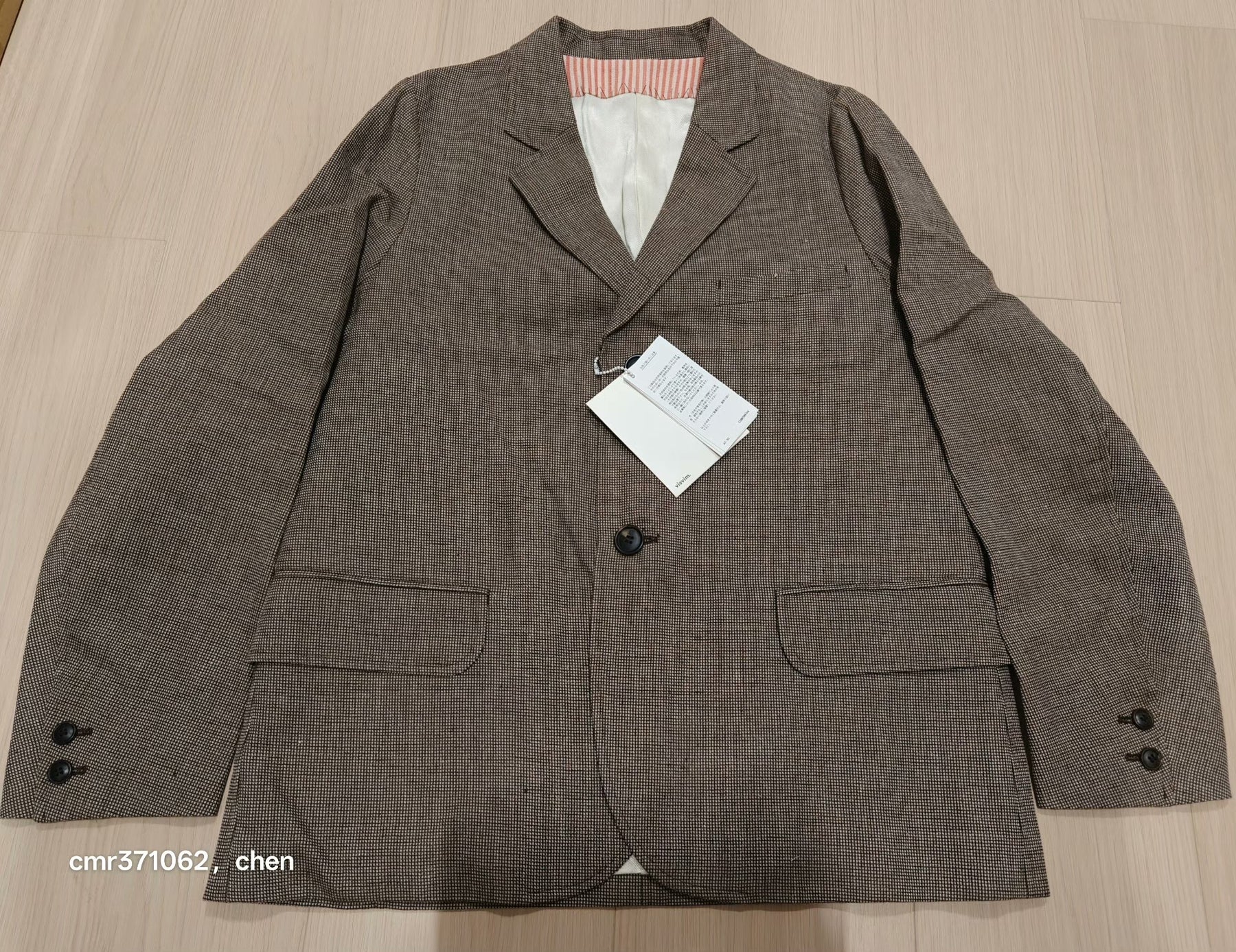 VISVIM 20SS SOLEBURY CHECK BLAZER