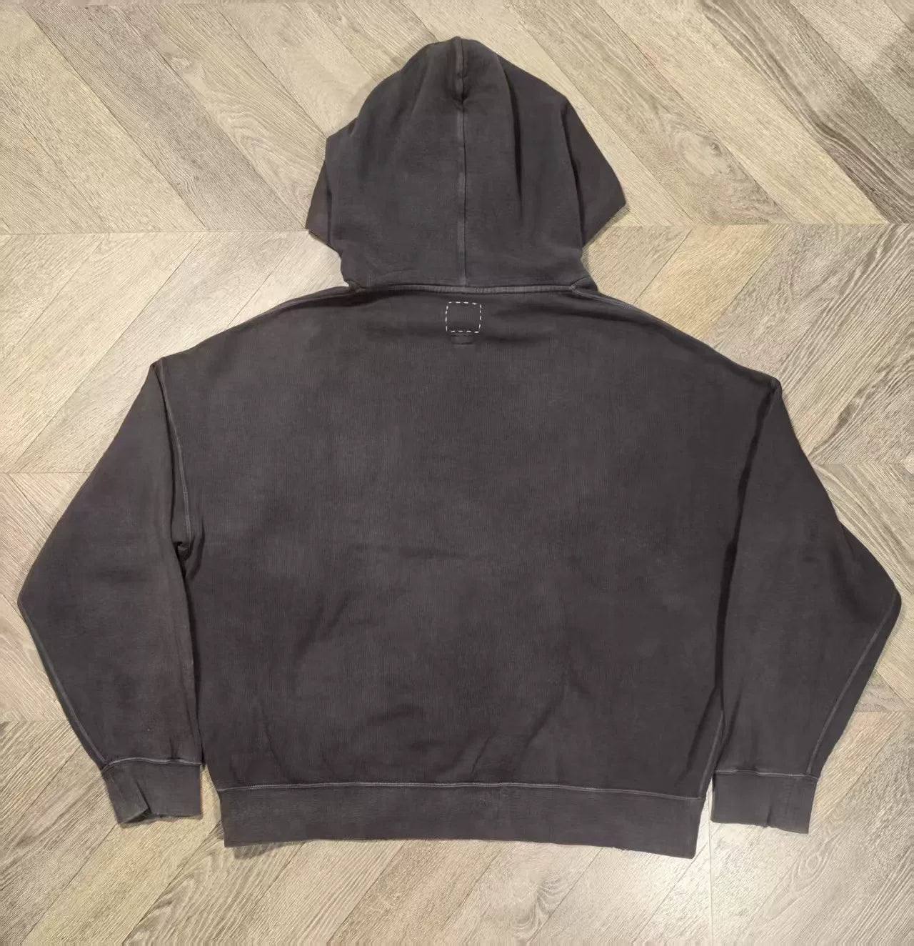 visvim uneven dye amplus hoodie