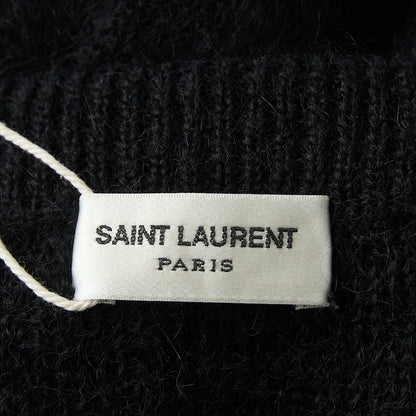 Saint Laurent Men's Black Crewneck Sweater