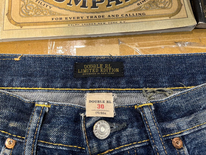 RRL Vintage Limited Patch Distressed Jeans