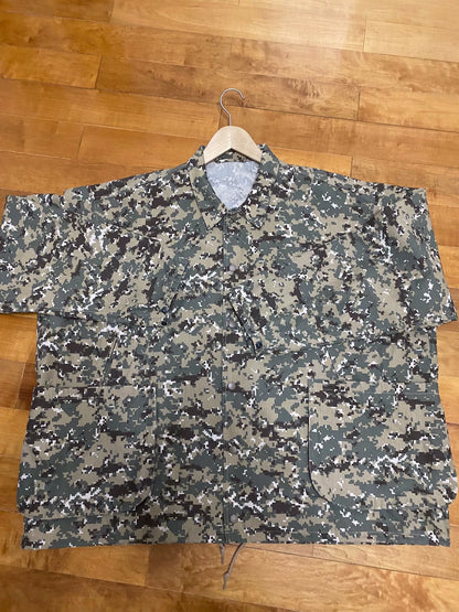 camo military style oversized jacket