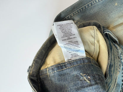 RRL Double RL Vintage Oiled Distressed Jeans