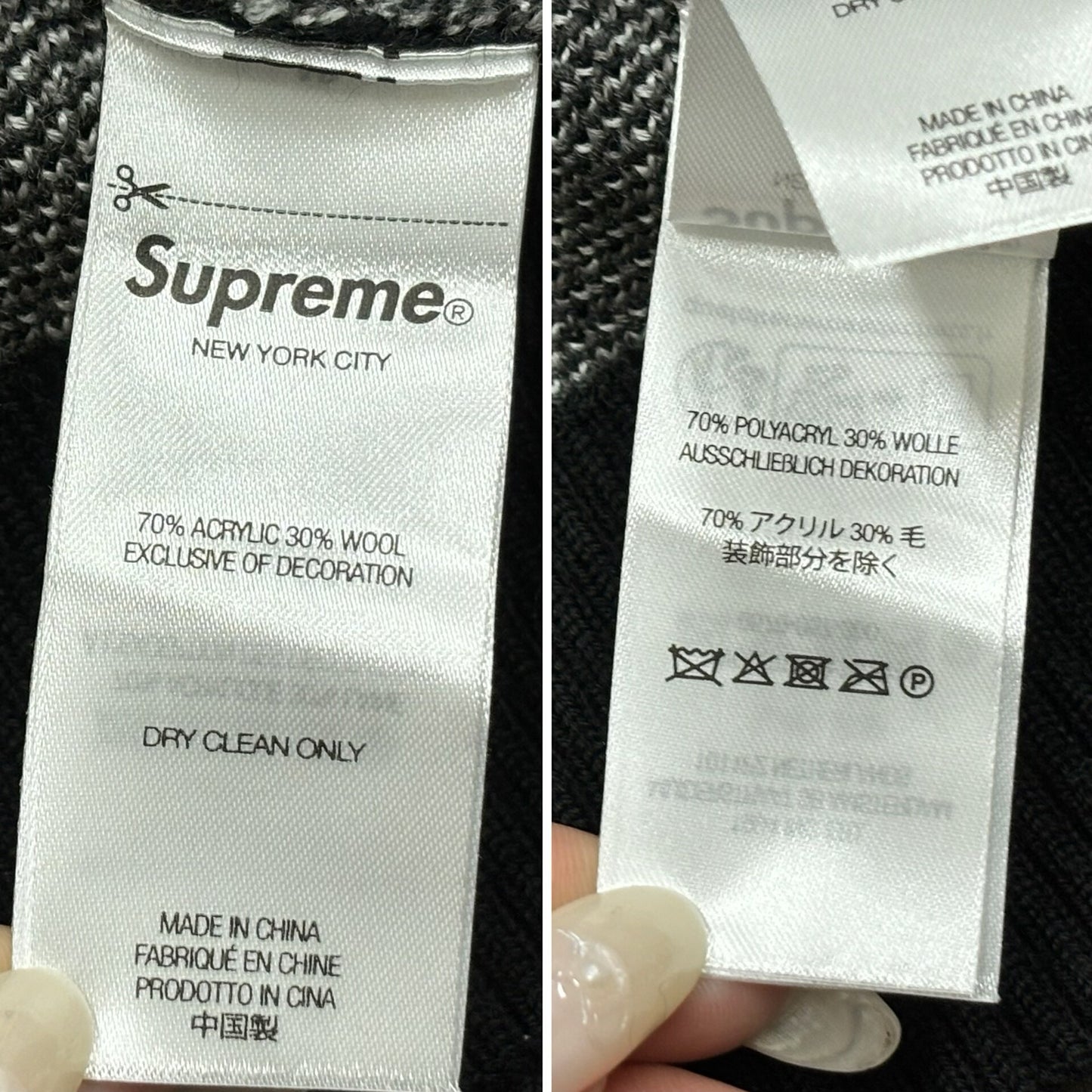 supreme x martine rose knitted sweater