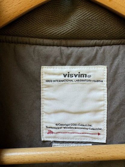 visvim Grey Herringbone Collar Jacket