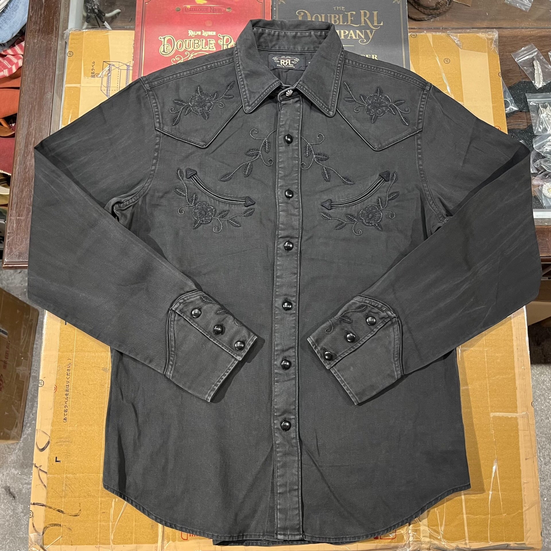 RRL Vintage Embroidered Musician Shirt