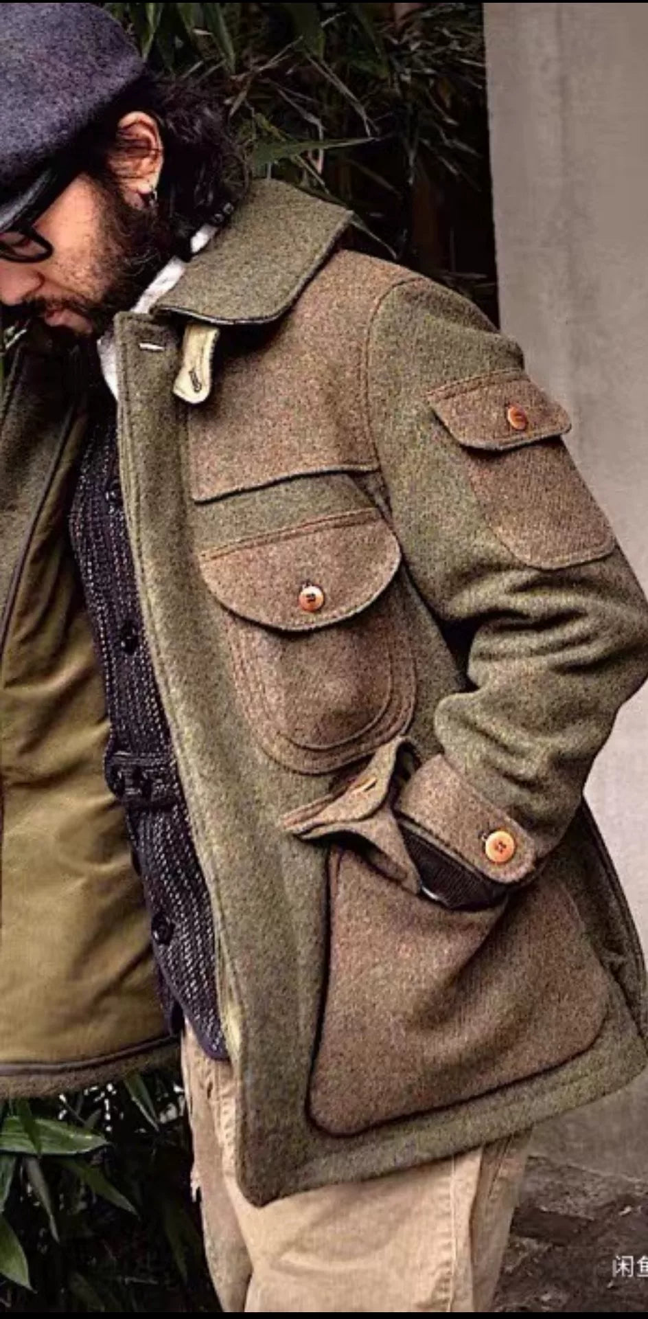 Freewheelers Green Turtle Hunting Coat