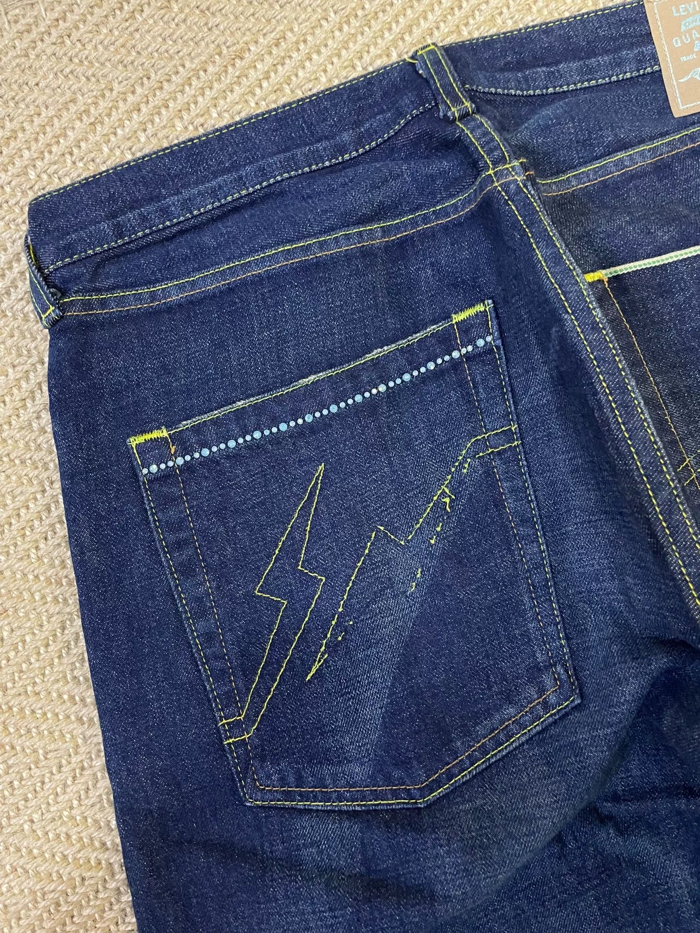 Levi's Fenom Disco Green Diamond Washed Jeans
