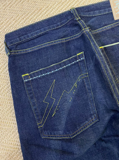 Levis Fenom Disco Green Wash Jeans