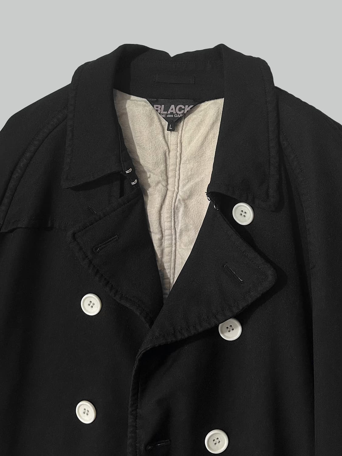 Comme des Garçons Vintage Double-Breasted Belted Coat