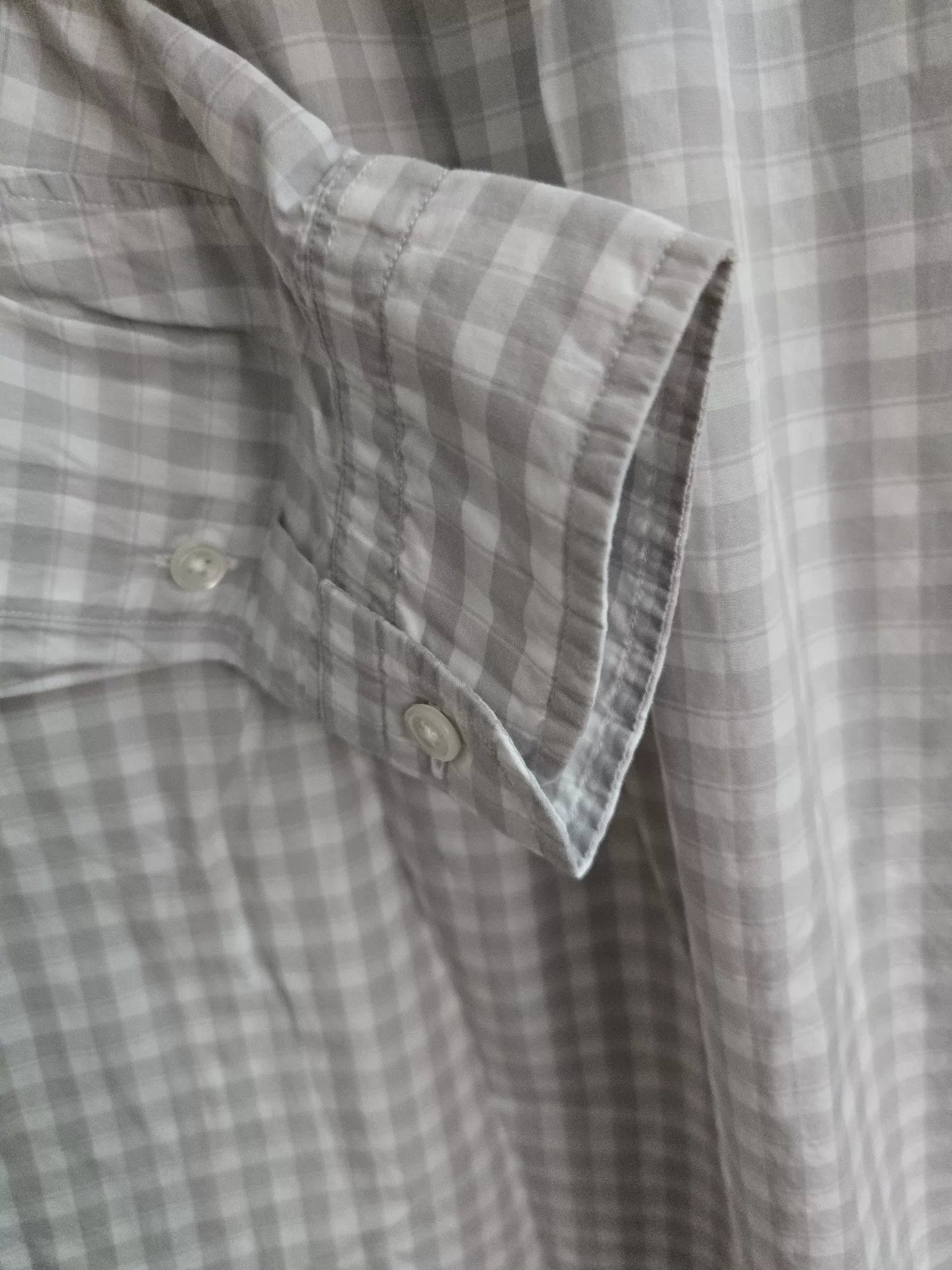 Porter Classic Roll Up Kyoto Limited Gray Check Shirt
