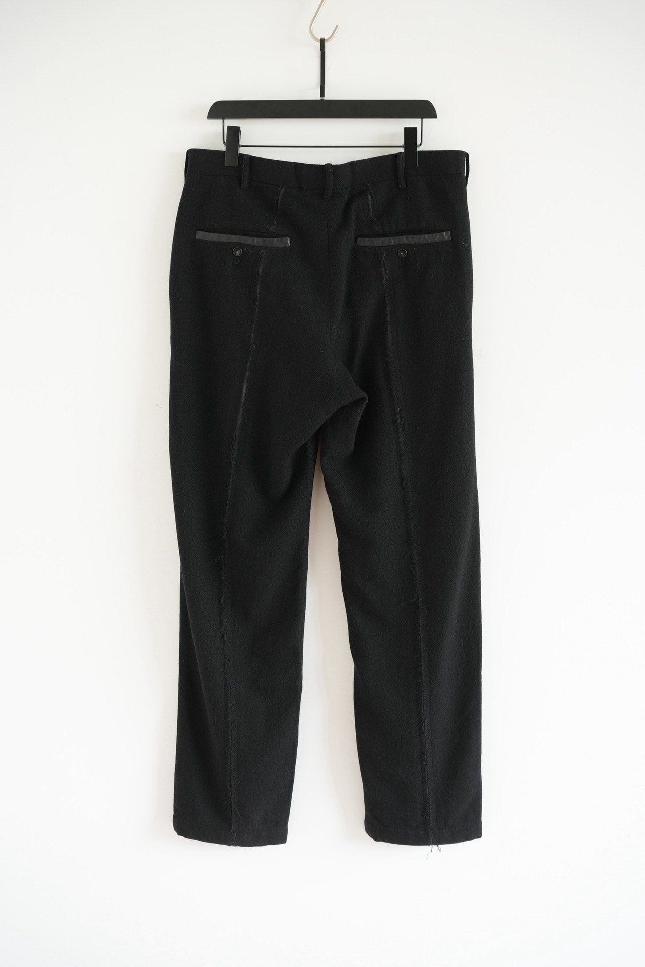 Yohji Yamamoto 05AW Ripped Leather Trousers
