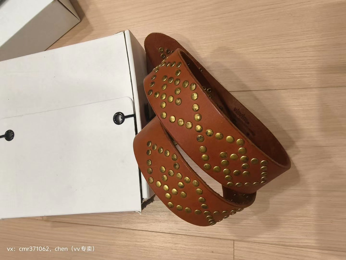visvim 17SS STUDS BELT 45MM