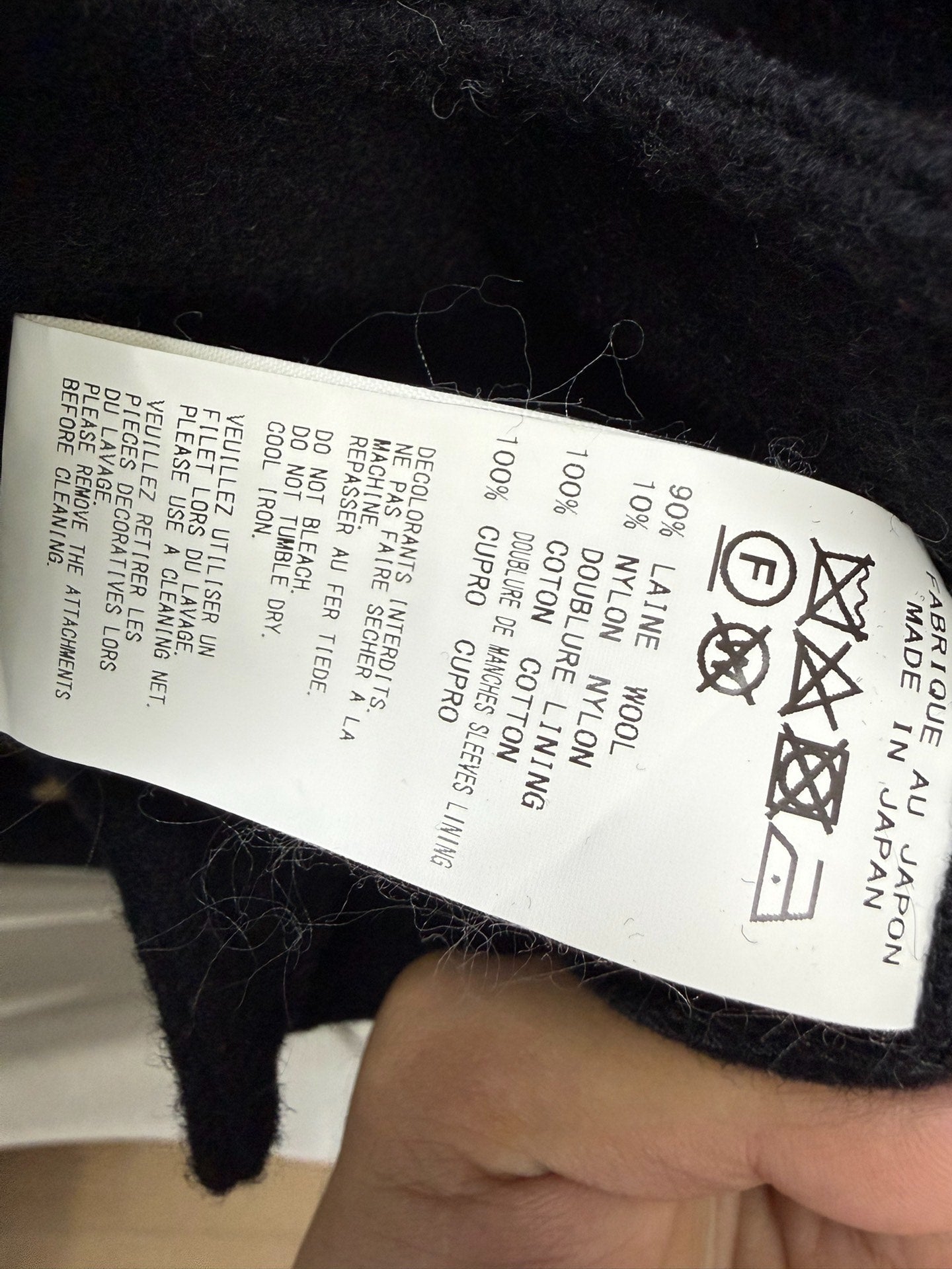 Yohji Yamamoto Pour Homme 19AW Gold Button Overcoat