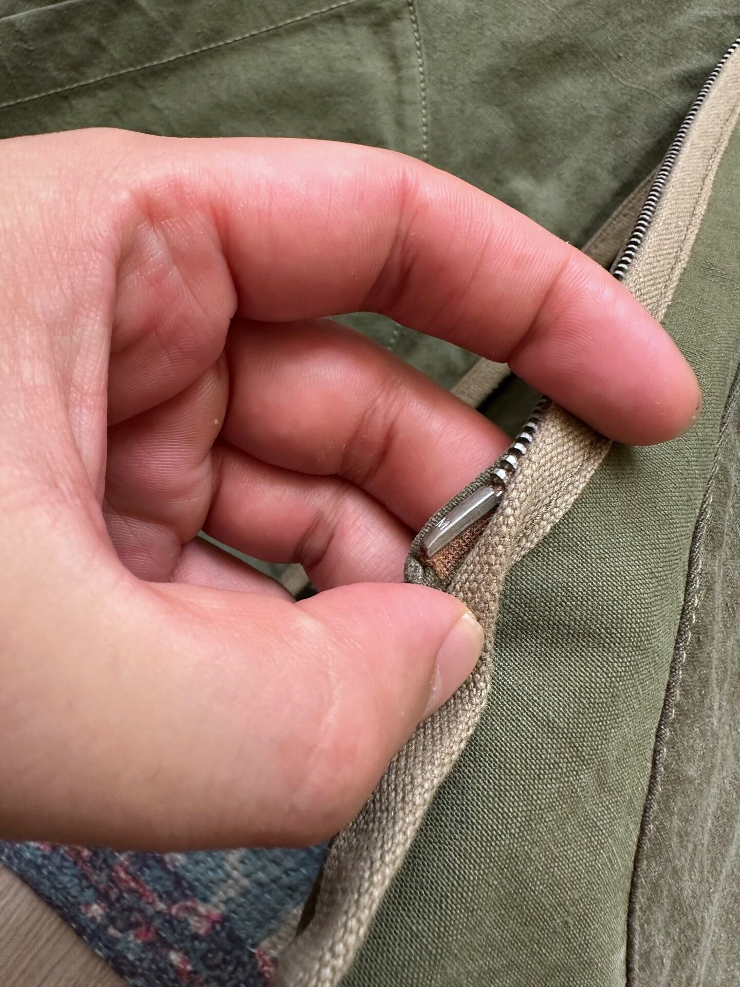 rrl vintage canvas patchwork vest