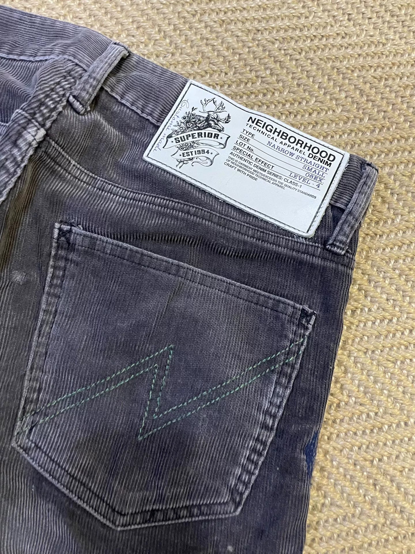 NEIGHBORHOOD Distressed Corduroy Casual Pants