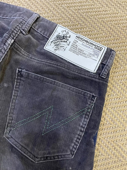 NEIGHBORHOOD Distressed Corduroy Casual Pants