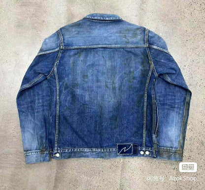 Visvim 101 JKT Damaged Denim Jacket