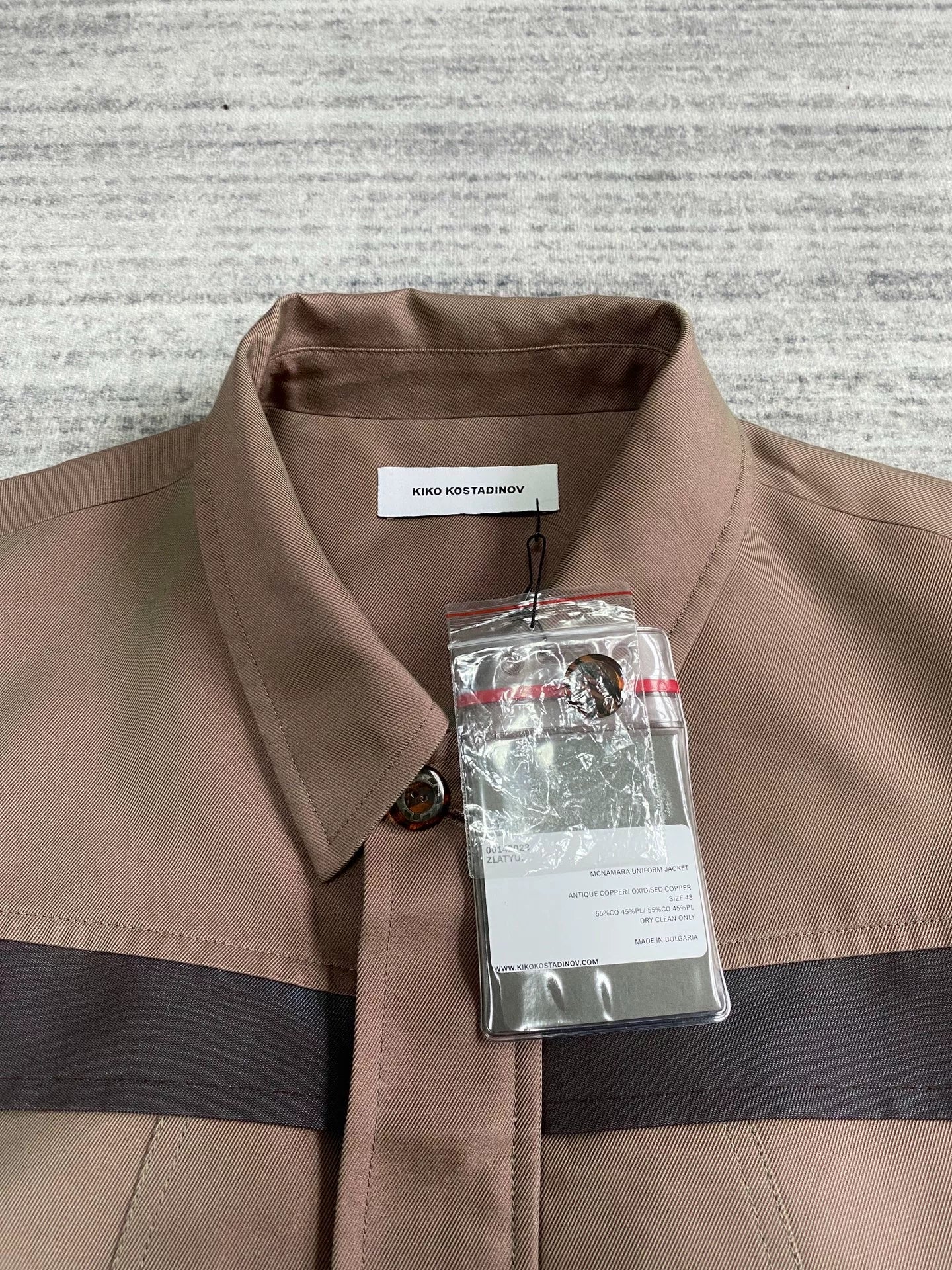 Kiko Kostadinov McNamara Brown Jacket