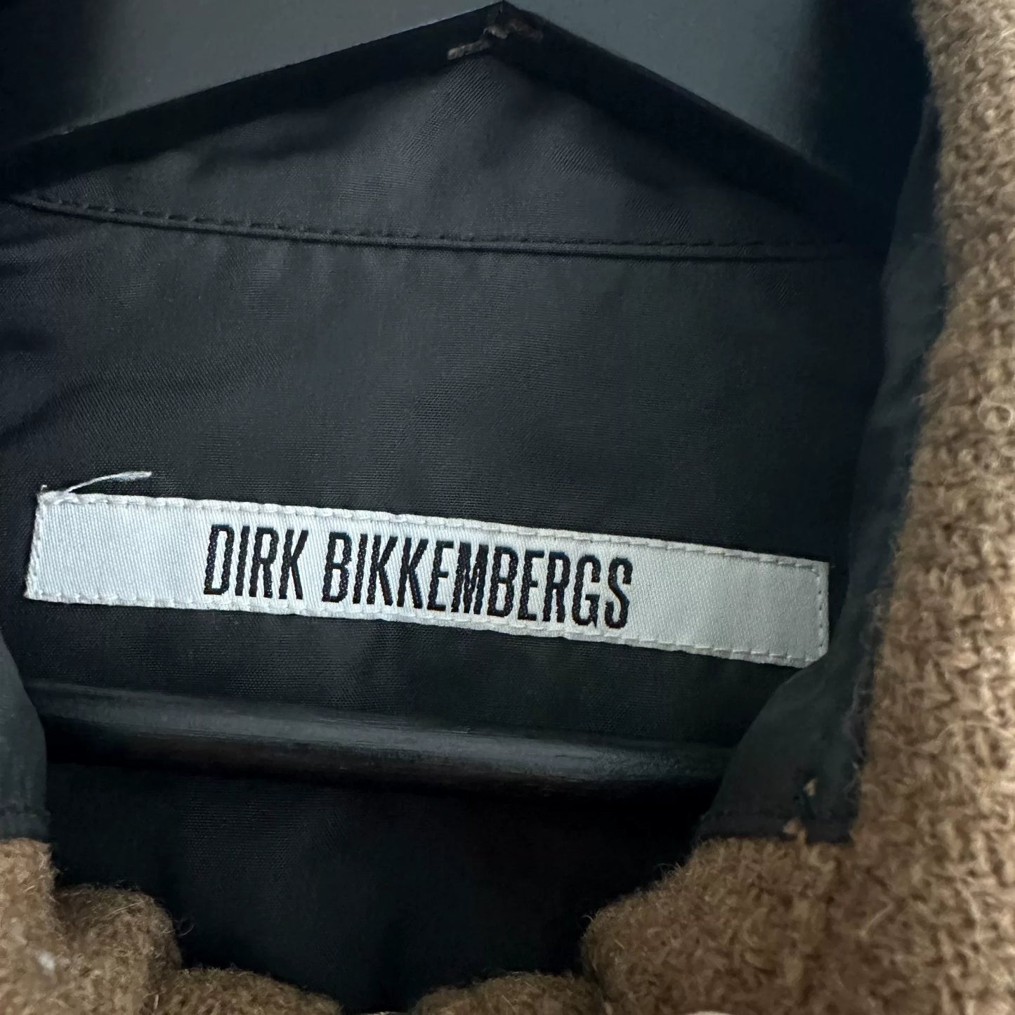rare dirk bikkembergs 90s wool jacket