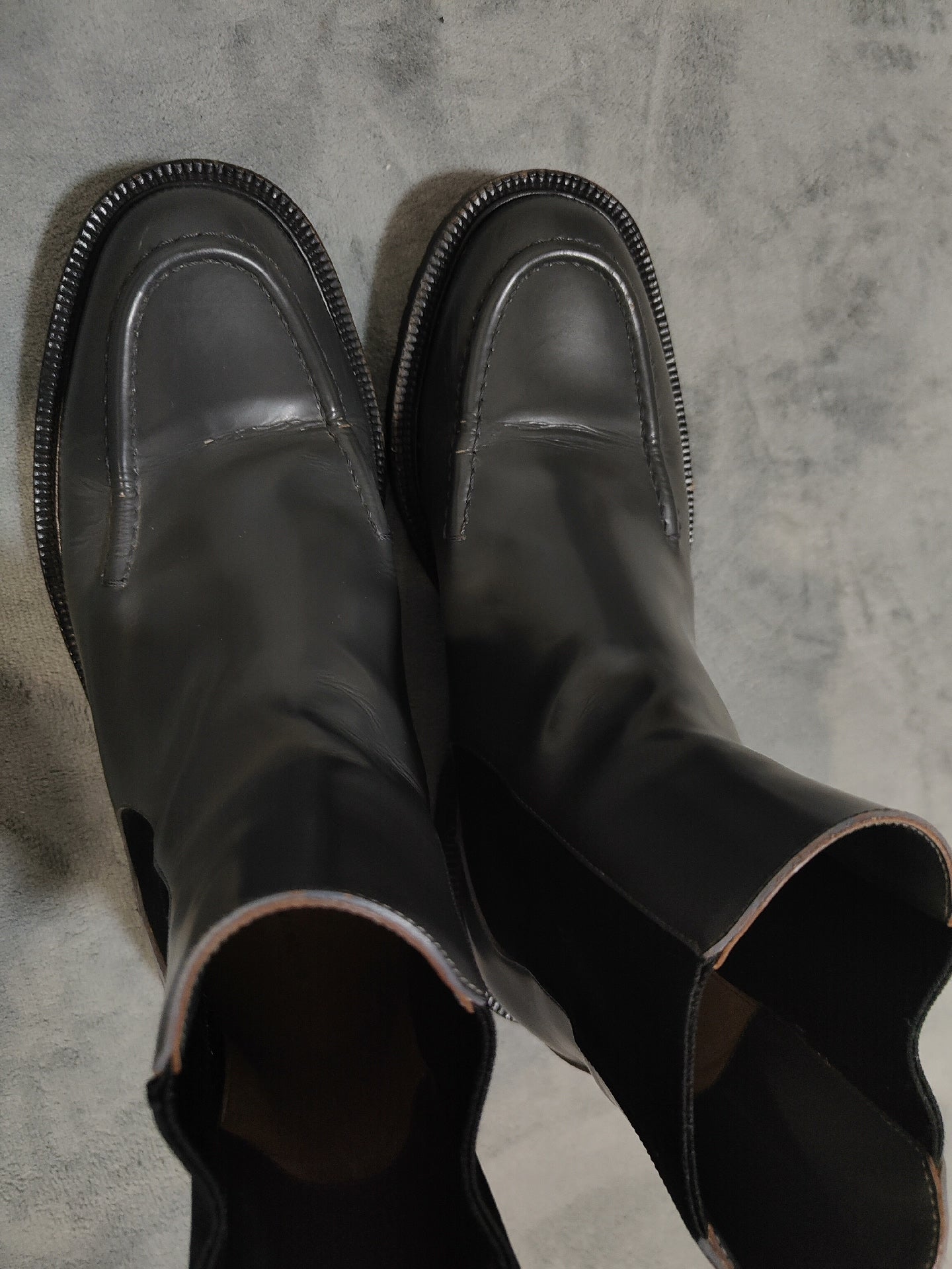Dries Van Noten Chelsea Round Toe Boots