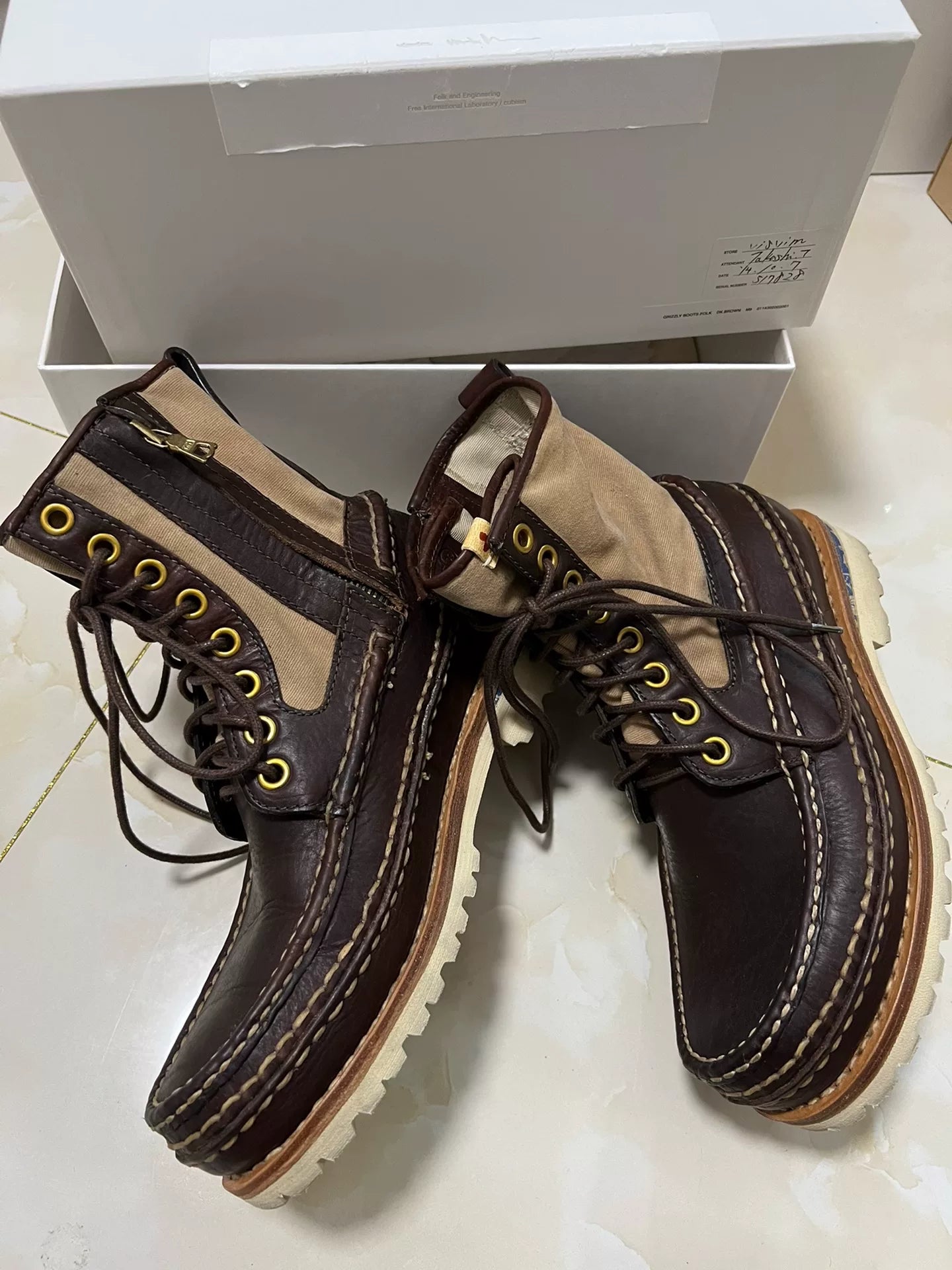 visvim 14SS Spot Grizzly Boots Folk