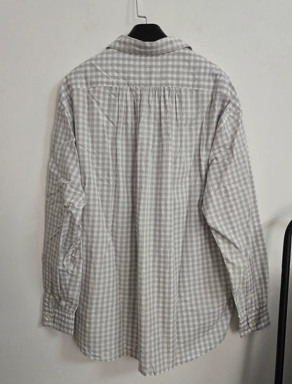 Porter Classic Roll Up Kyoto Limited Gray Check Shirt