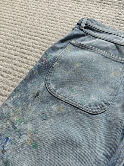 HERILL Light Blue Denim Painter Pant