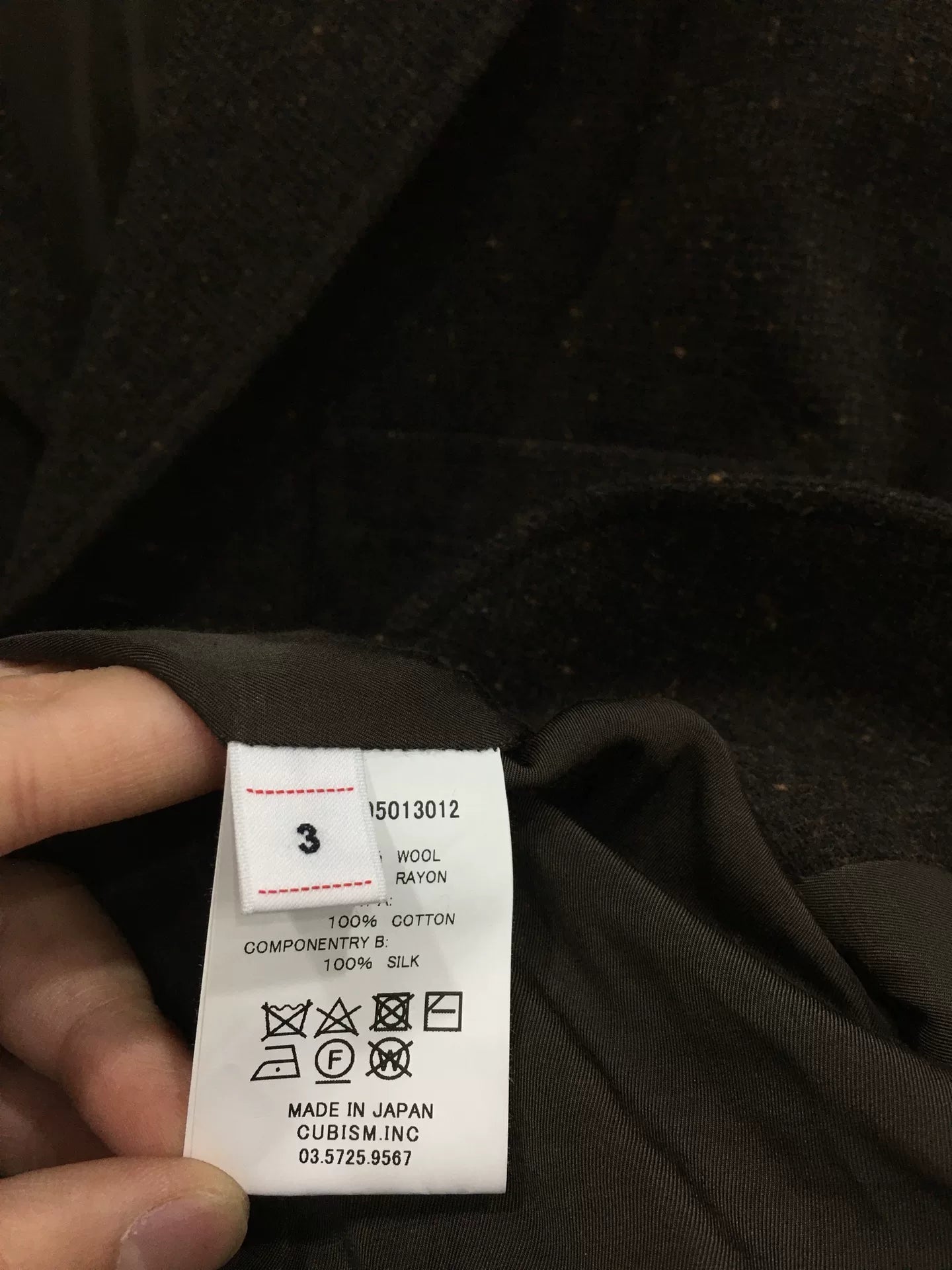 visvim falkland blazer donegal outerwear