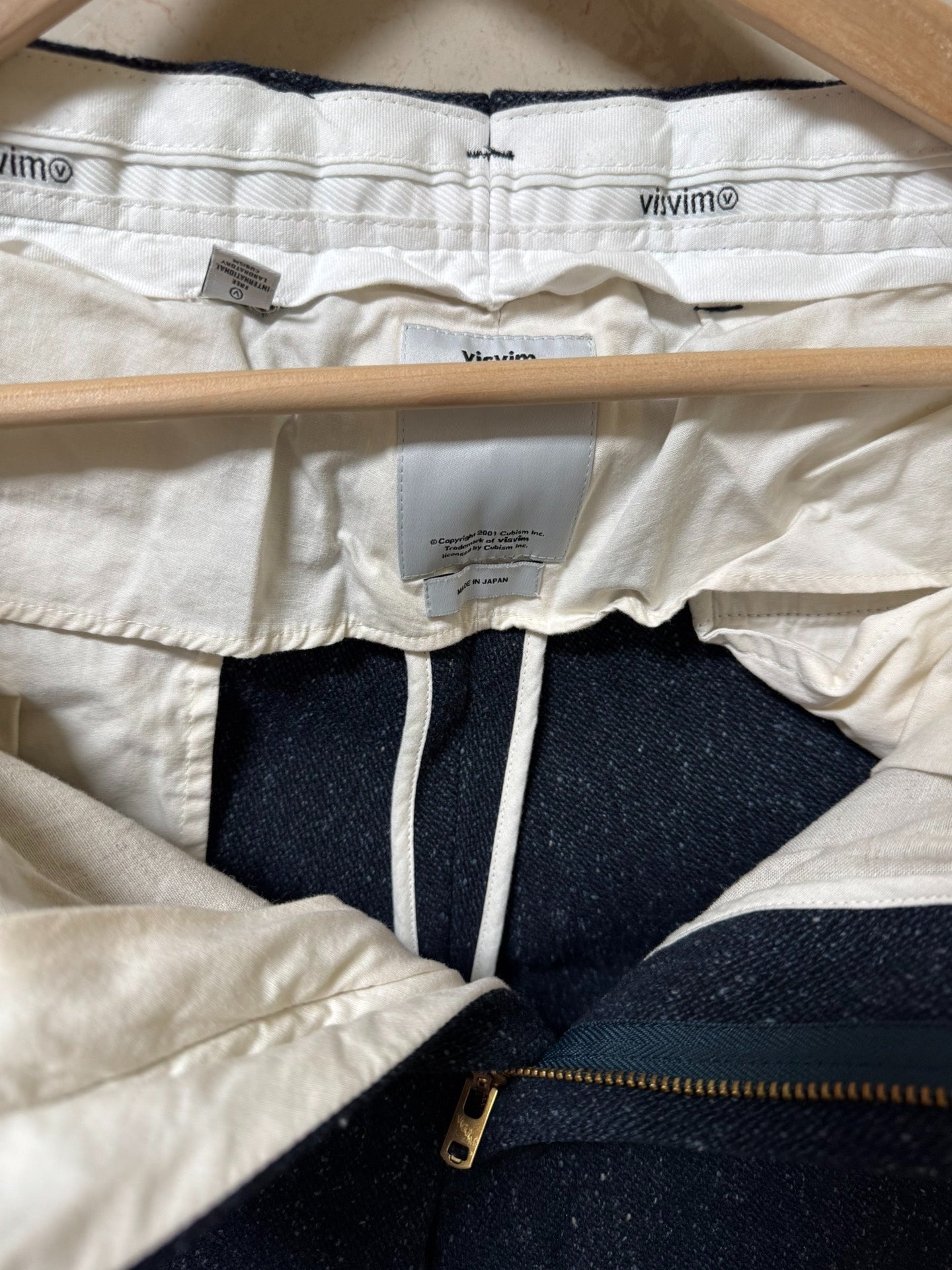 visvim High Water Slacks Melange Wool