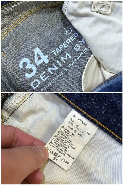 Vanquish & Fragment Washed Cropped Jeans