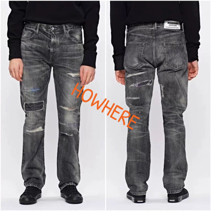 NEIGHBORHOOD 19AW Distressed Jeans