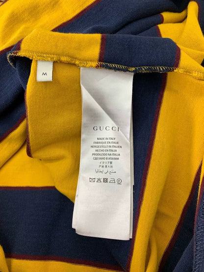 Gucci Striped Crystal Pattern Short Sleeve Shirt