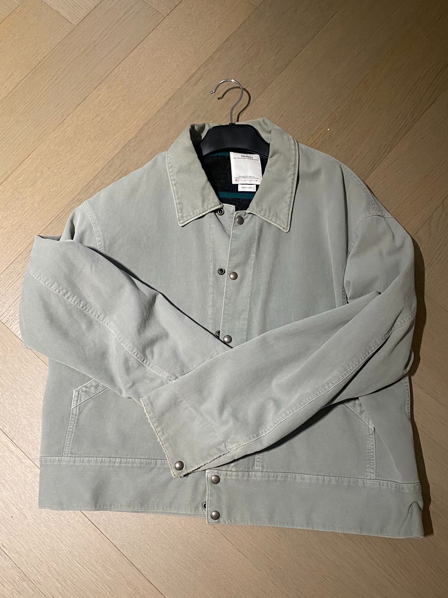visvim Light Green Button Jacket