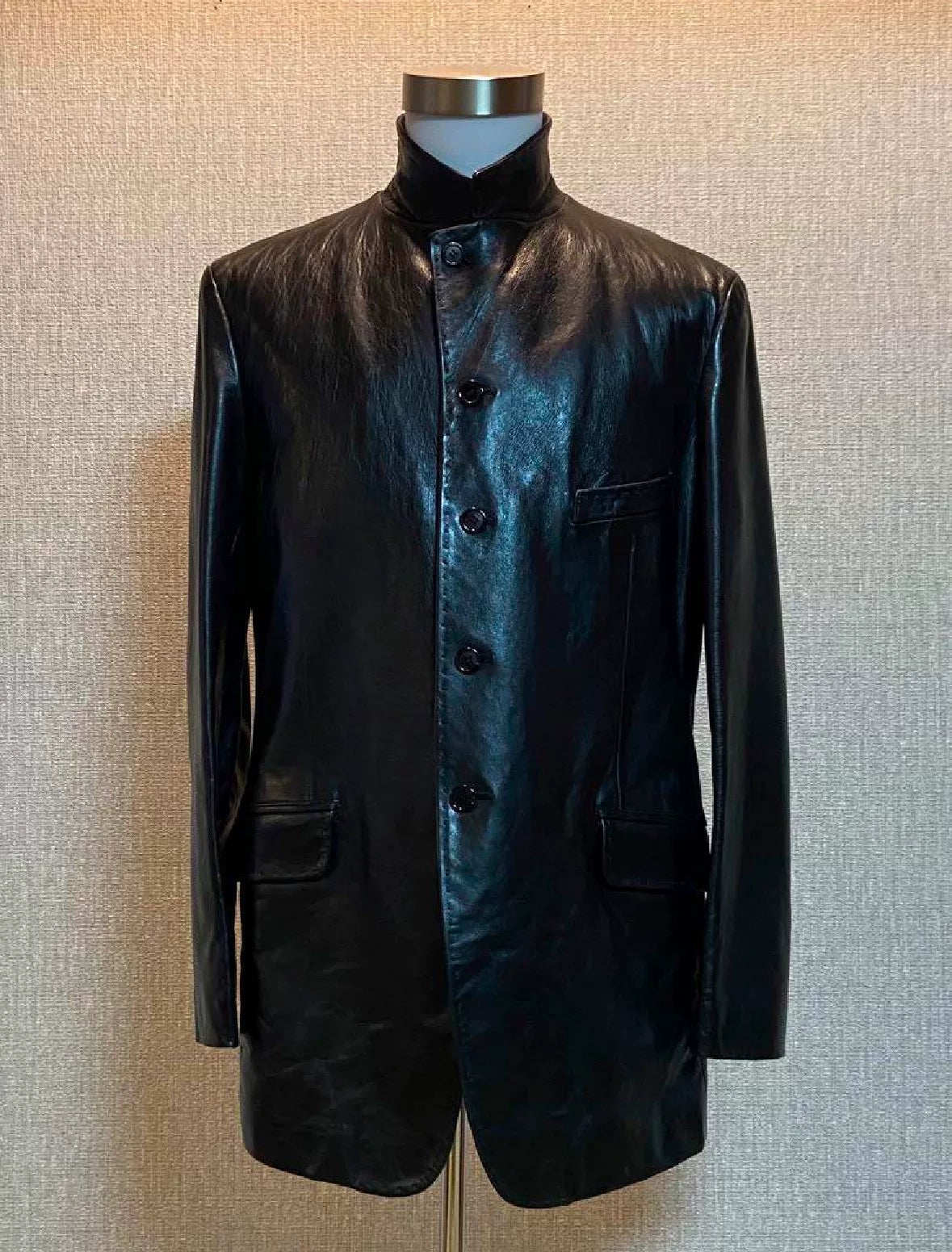 Yohji Yamamoto Pour Homme 00AW Leather Jacket
