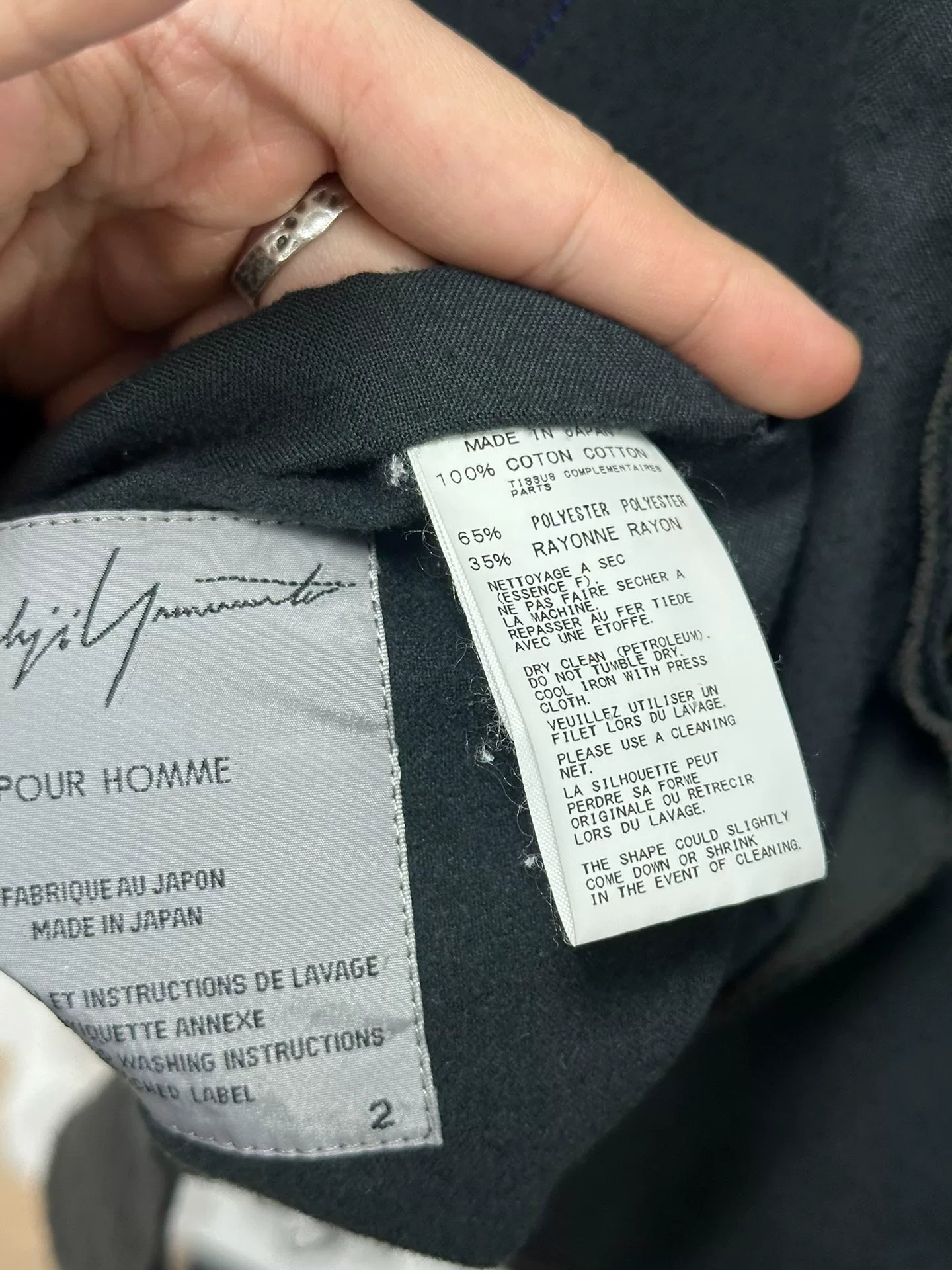 Yohji Yamamoto Pour Homme 15aw Jacket