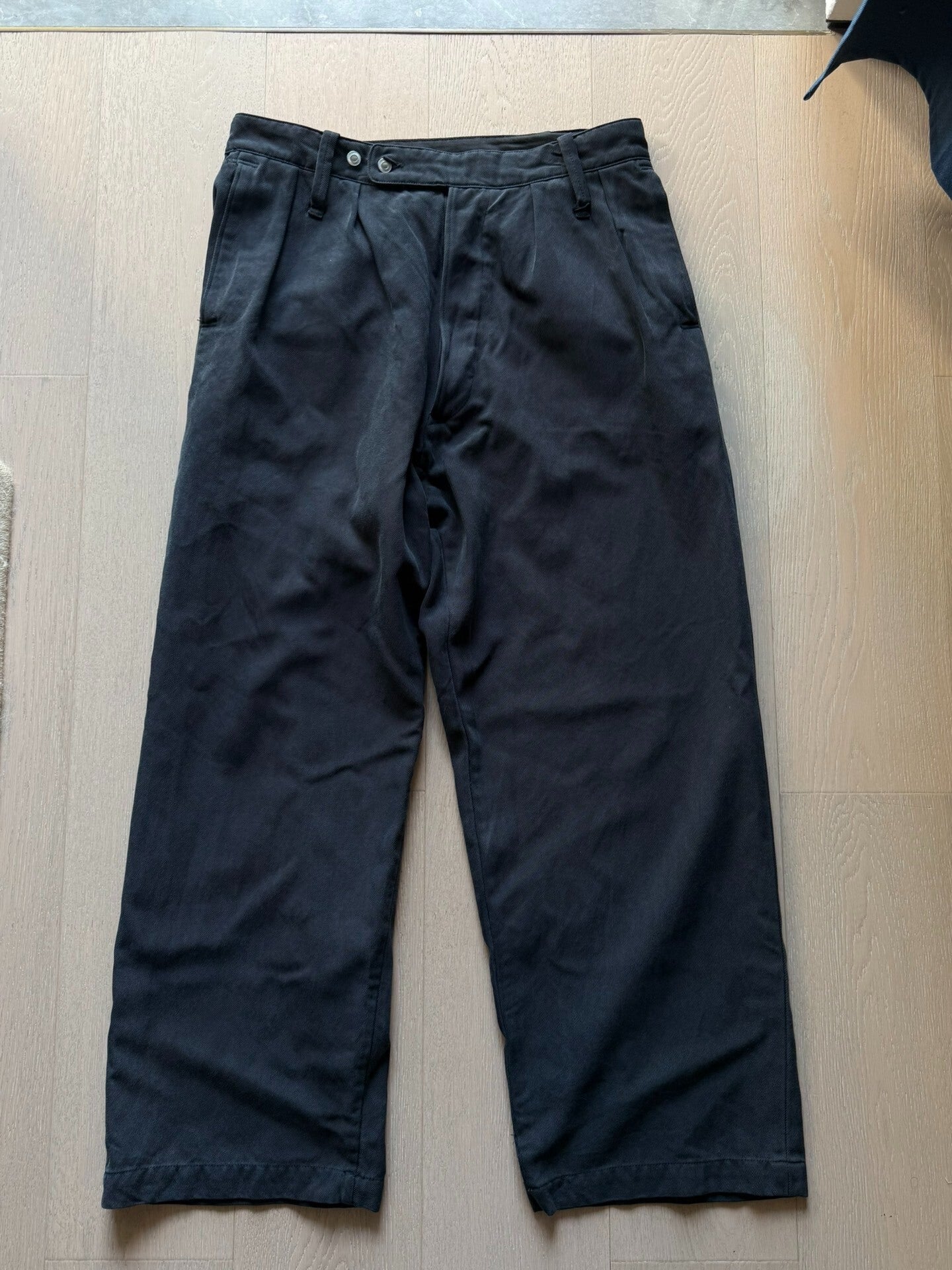 A.PRESSE Silk Cotton Casual Trousers