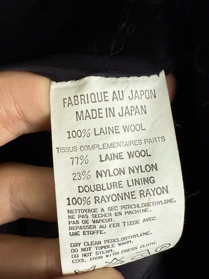 yohji yamamoto deconstructed wool suit jacket