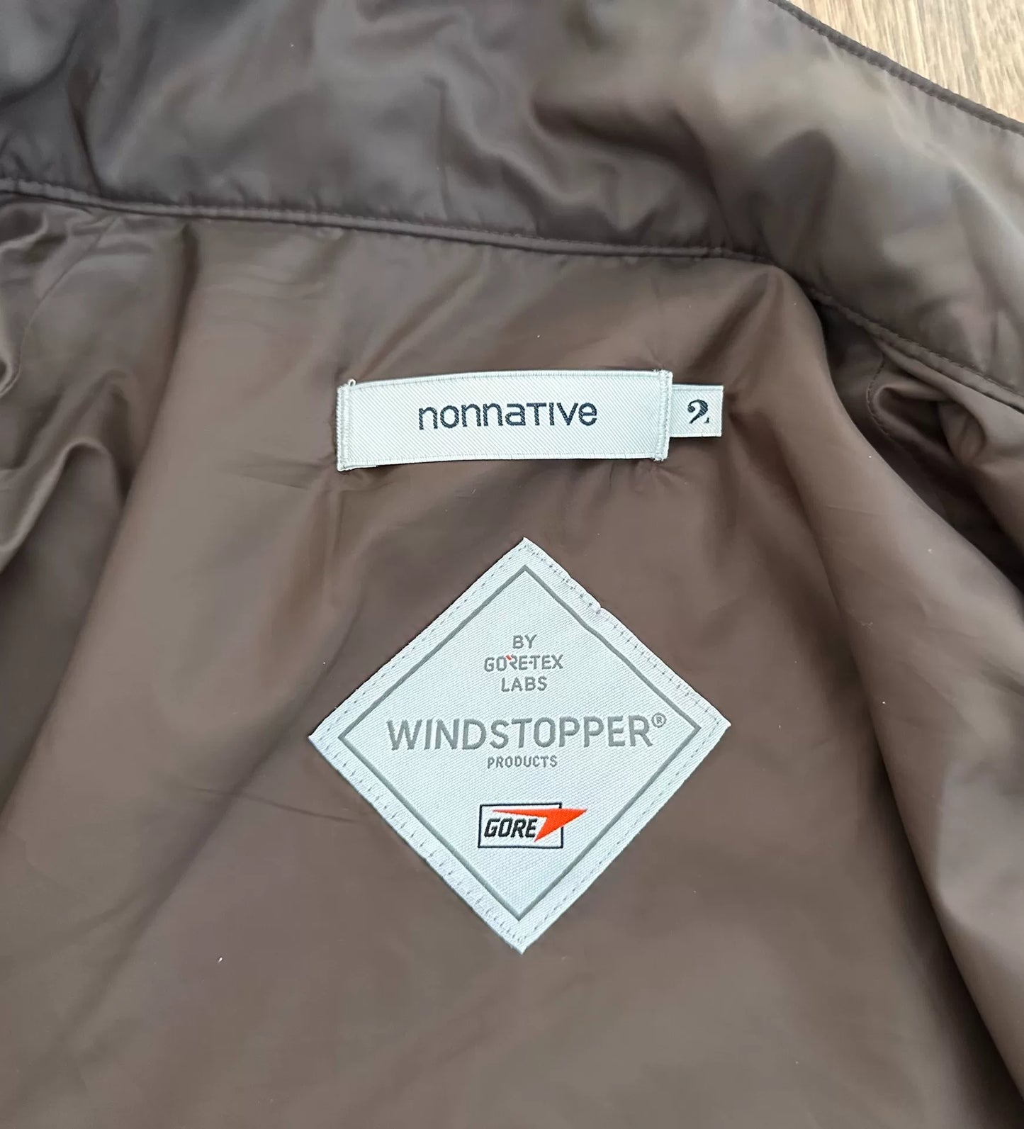 nonnative gore-tex waterproof windbreaker jacket