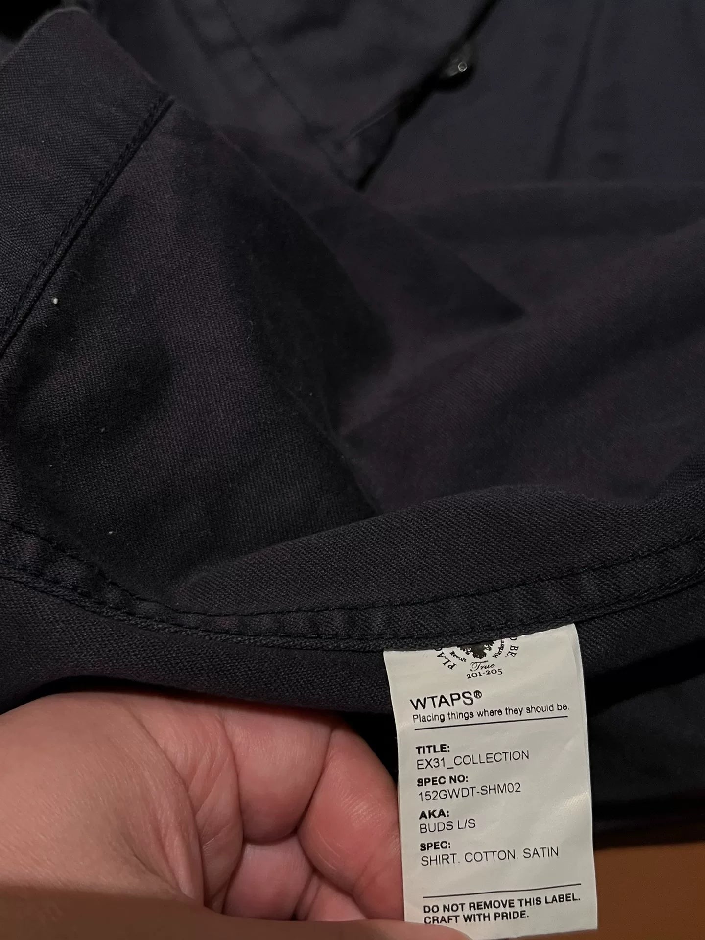 WTAPS BUDS L/S SHIRT