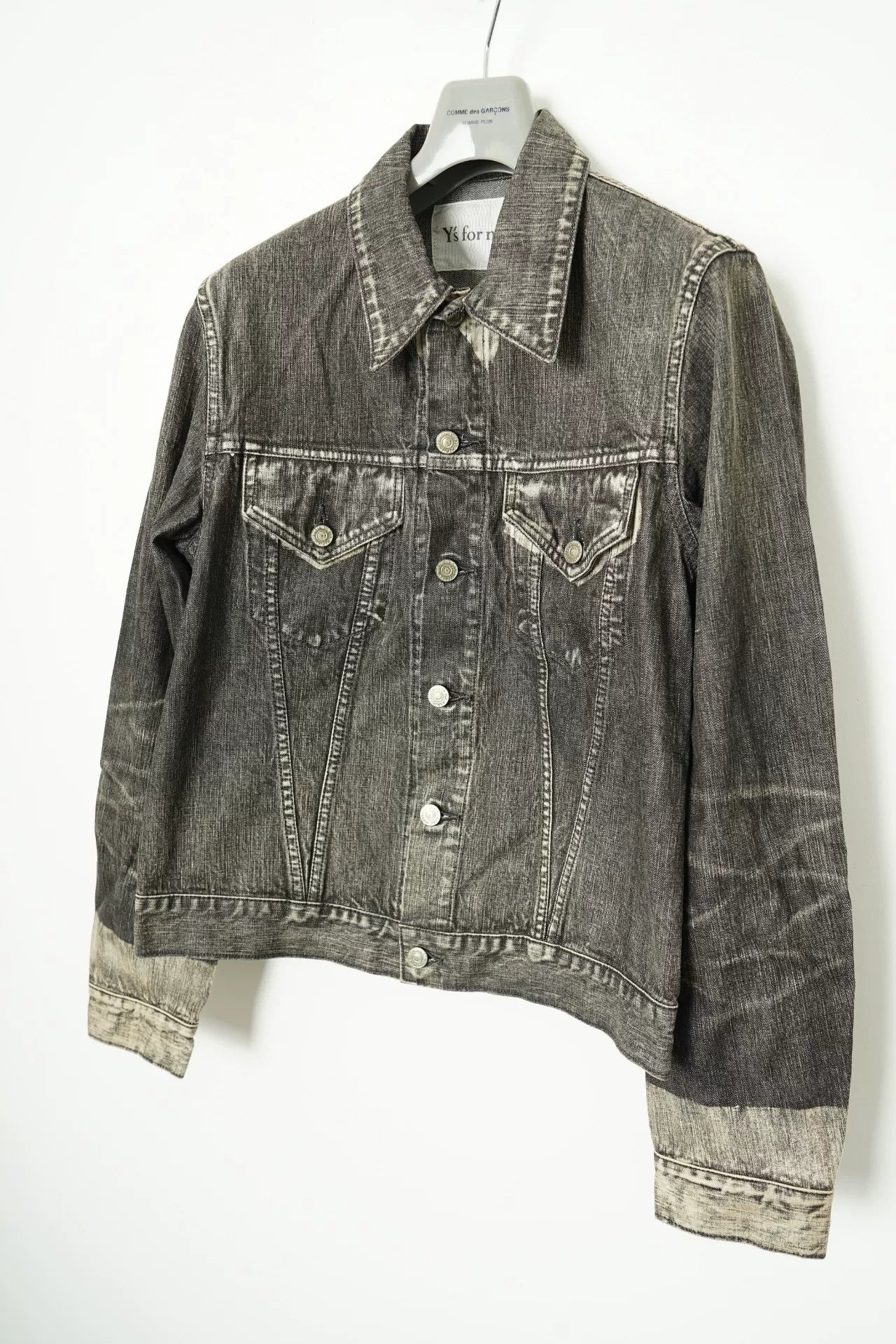 Yohji Yamamoto Y's For Men Faded Denim Jacket