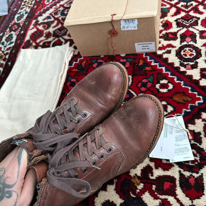 visvim ict lafayette mud-dyed boots