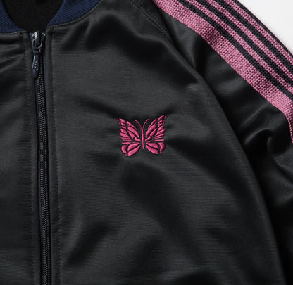 Needles R.C. Track Jacket in Black and Pink