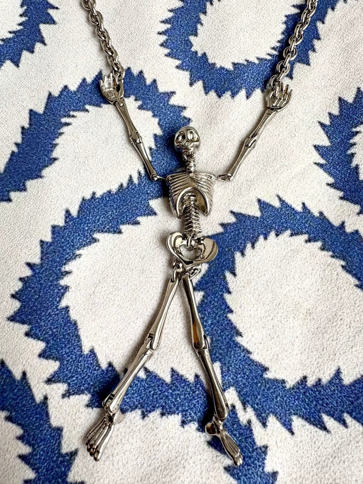 vivienne westwood skeleton necklace large size