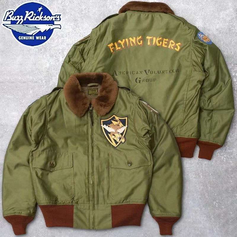 B-10 Military Alpaca Flight Jacket