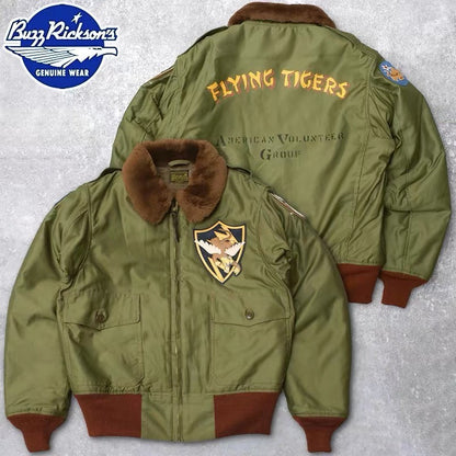 B-10 Military Alpaca Flight Jacket